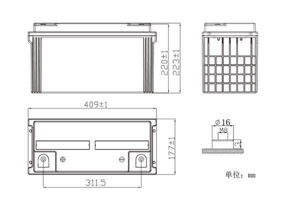 SafeGuard12BH450产品外观尺寸图