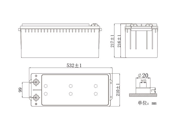 SafeGuard12BH700产品外观尺寸图