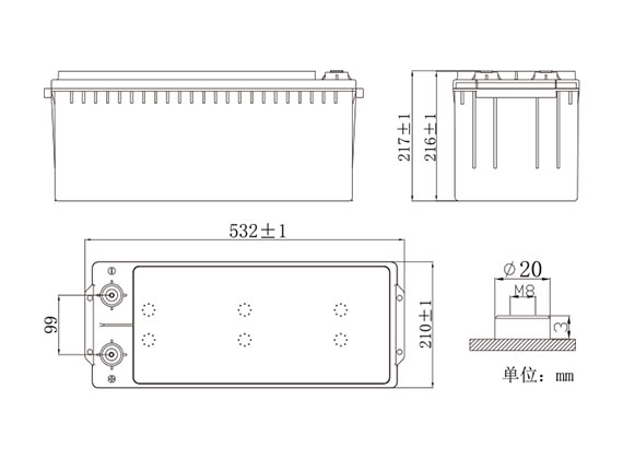 SafeGuard12BH750产品外观尺寸图