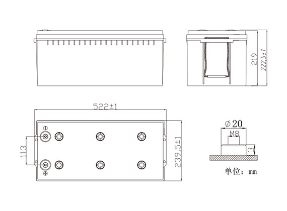 SafeGuard12BH850产品外观尺寸图